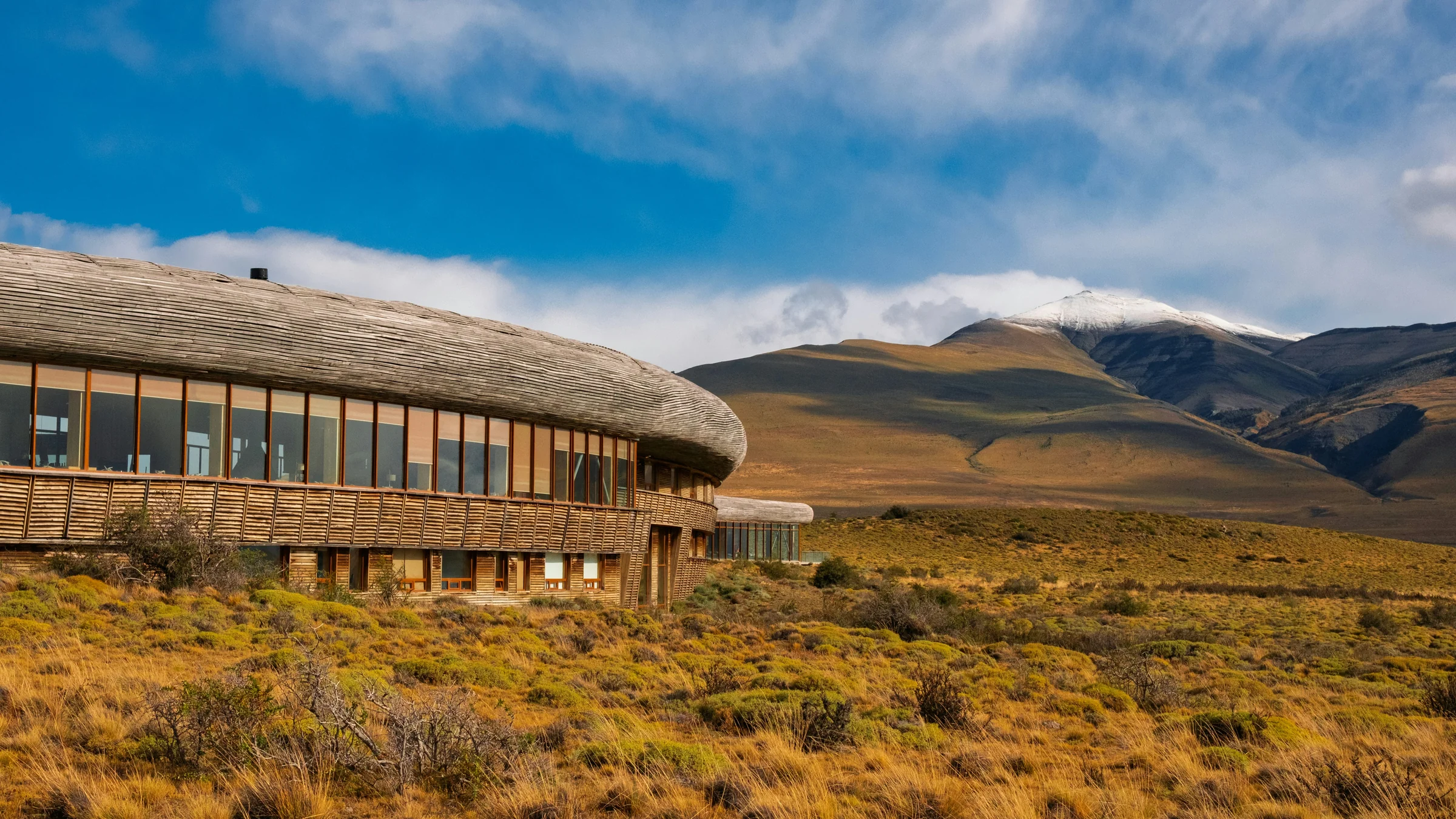 Explora Patagonia — Torres del Paine granite spires above Lago Pehoé